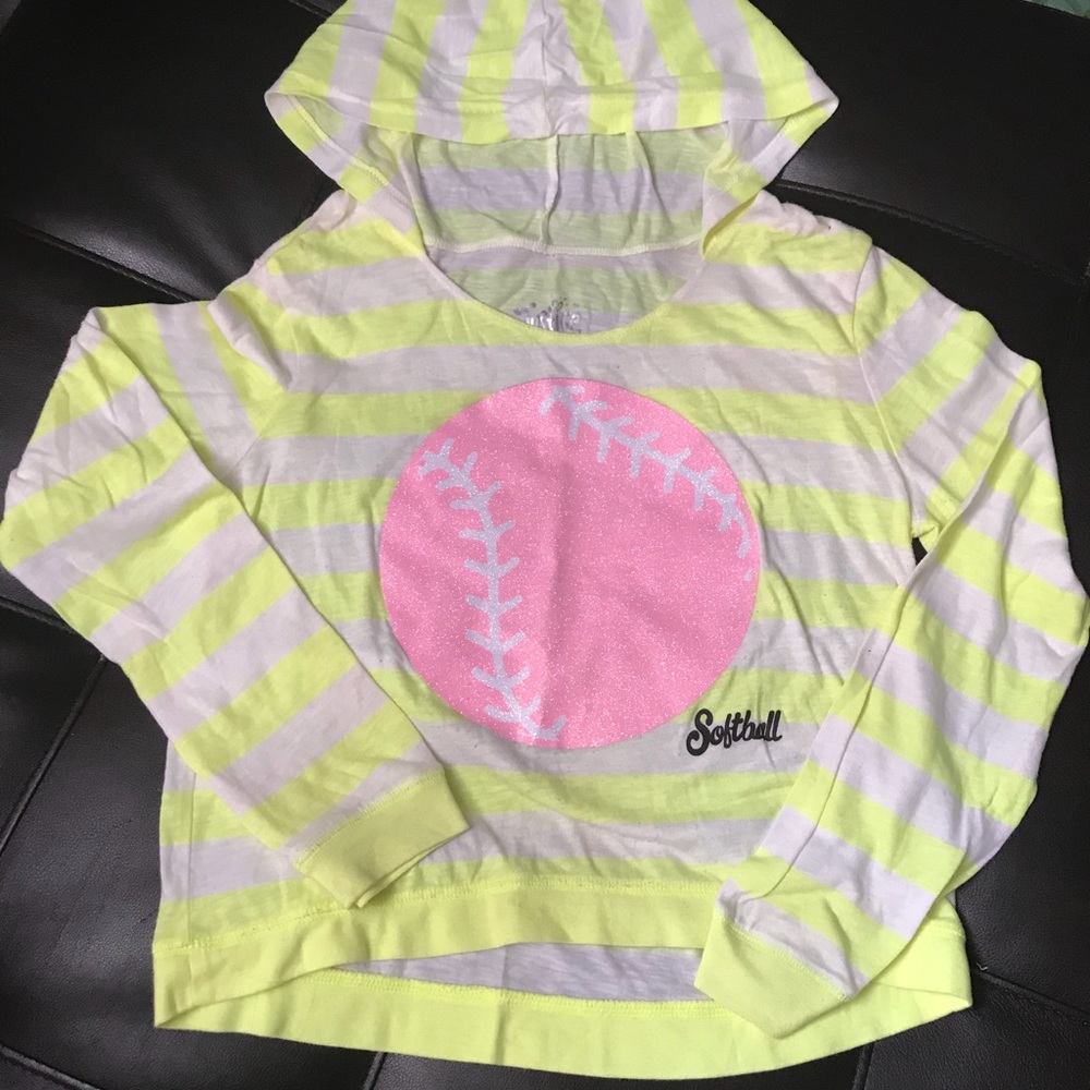 Justice hooded shirt